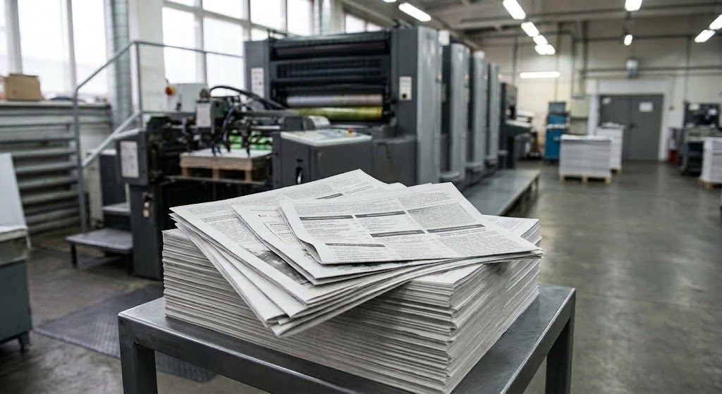 Печать на газетной бумаге