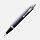 Ручка шариковая Parker IM Core Matte Blue CT, темно-синяя с черным