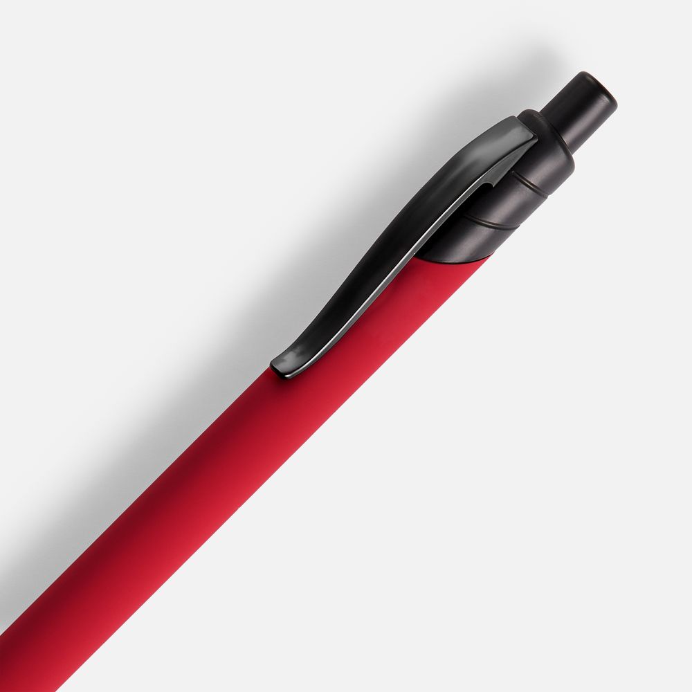 Ручка шариковая Undertone Black Soft Touch, красная