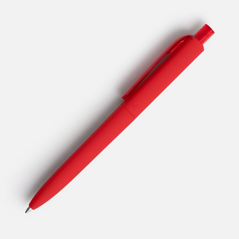 Ручка шариковая Prodir DS8 PRR-T Soft Touch, красная